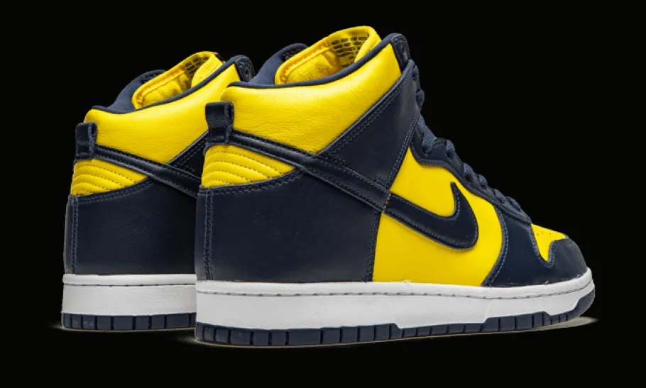 Dunk High Maize & Blue (Michigan)<Nike Sale