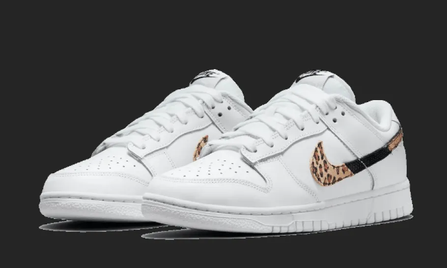 Dunk Low Animal Print White<Nike Clearance