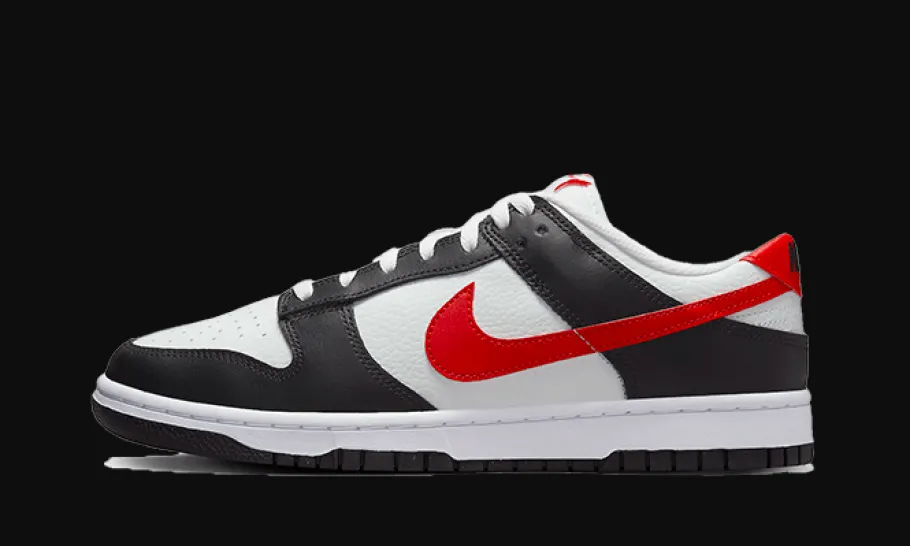 Dunk Low Black White Red<Nike Clearance