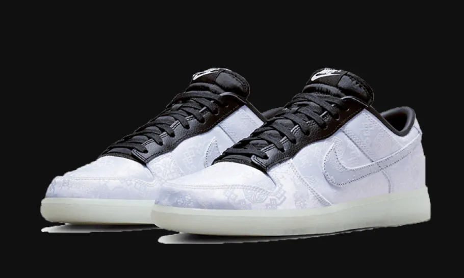 Dunk Low CLOT Fragment White<Nike Sale