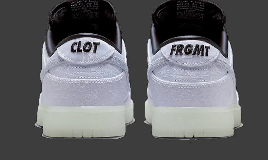 Dunk Low CLOT Fragment White<Nike Sale