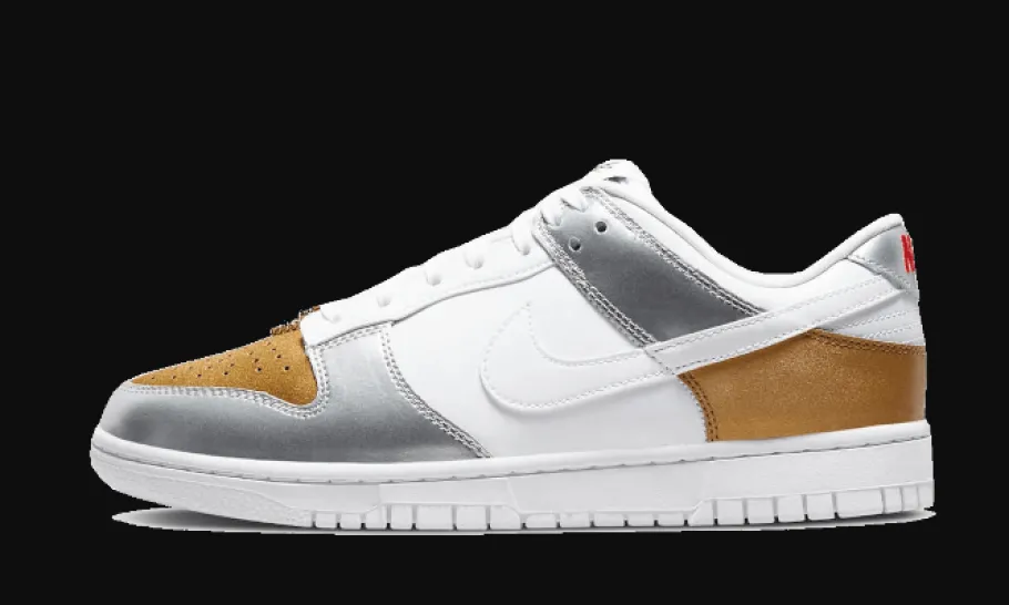 Dunk Low Gold Silver<Nike New