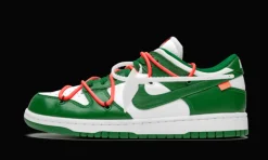 Dunk Low Off-White Pine Green<Nike Sale