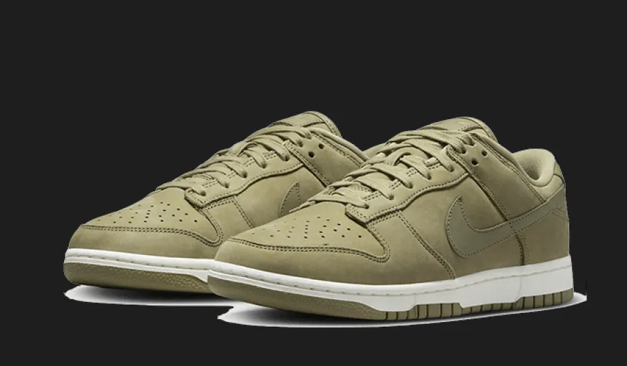 Dunk Low PRM Neutral Olive<Nike Online
