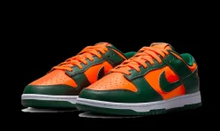 Dunk Low Retro Miami Hurricanes<Nike Clearance