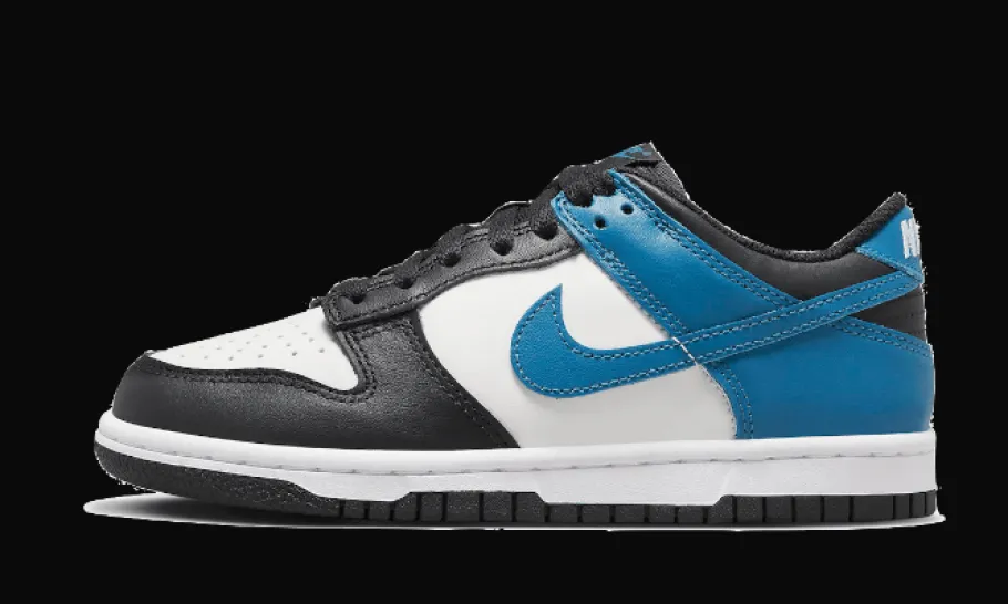 Dunk Low White Blue Black<Nike New