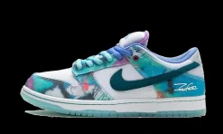 SB Dunk Low Futura Laboratories Bleached Aqua<Nike Outlet