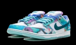 SB Dunk Low Futura Laboratories Bleached Aqua<Nike Outlet
