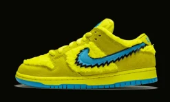 SB Dunk Low Grateful Dead Bears Yellow<Nike Best