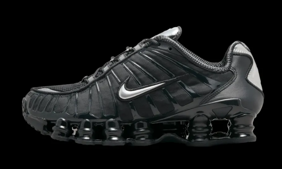 Shox TL Off Noir Metallic Silver<Nike Clearance