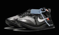 Zoom Fly Off-White Black Silver<Nike New