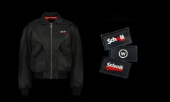 Schott Bomber Black<wtn. Clearance