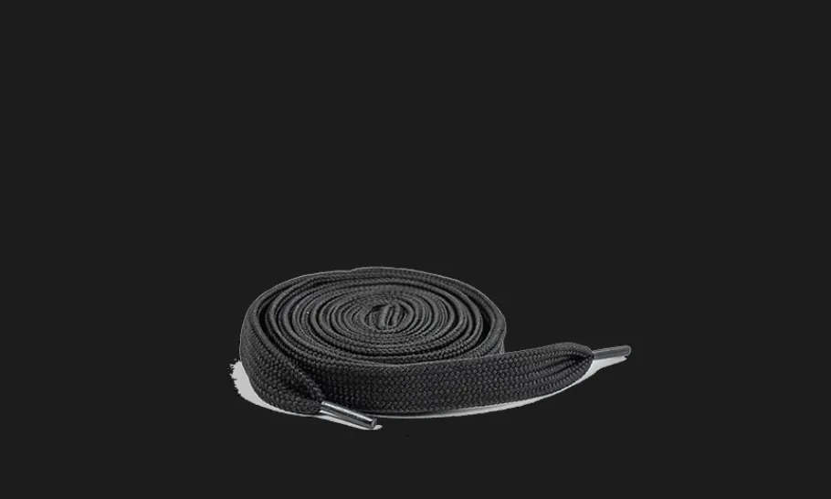 Fat Flat Laces Black<Slaace Discount