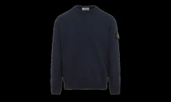 Cotton Sweatshirt Navy Blue<Stone Island New