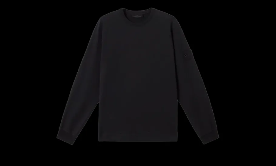 Crewneck Black<Stone Island Outlet