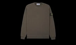 Crewneck Verde Militare<Stone Island Discount