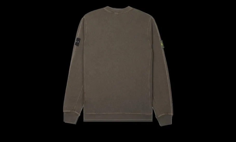 Crewneck Verde Militare<Stone Island Discount