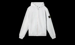 Zipped Sweatshirt Light Grey<Stone Island Clearance