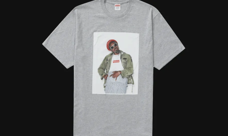 André 3000 Tee Heather Grey<Supreme Fashion