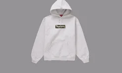 Box Logo Hooded Sweatshirt (FW23) Ash Grey<Supreme Clearance