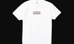Burberry Box Logo Tee White<Supreme Hot