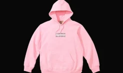 Burberry Box Logo Hoodie Pink<Supreme New