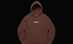 Hoodie Box Logo FW21 Brown<Supreme Outlet