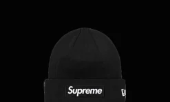 New Era Box Logo Beanie Black<Supreme Online