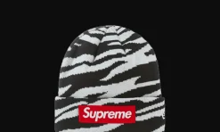 New Era Box Logo Beanie (FW22) Zebra<Supreme Online