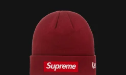 New Era Box Logo Beanie (FW22) Cardinal<Supreme Online