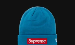 New Era Box Logo Beanie (FW22) Blue<Supreme Best