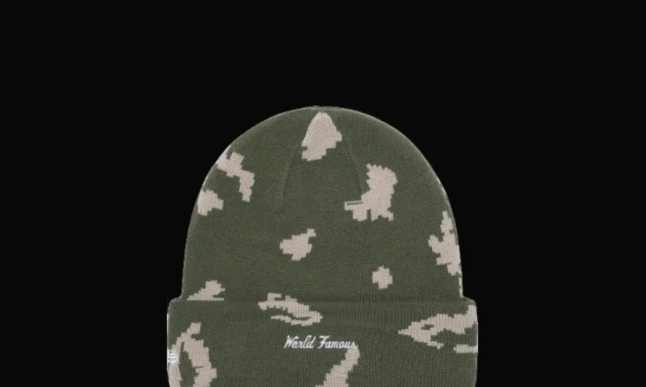 New Era Box Logo Beanie Camo<Supreme New