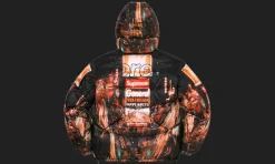 The North Face 800-Fill Half Zip Hooded Pullover Times Square<Supreme Best