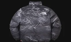 The North Face Printed Nuptse Jacket Black<Supreme Outlet