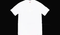 Tonal Box Logo Tee White<Supreme Fashion