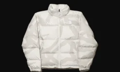 KAWS Retro 1996 Nuptse Jacket Moonlight Ivory<The North Face Hot