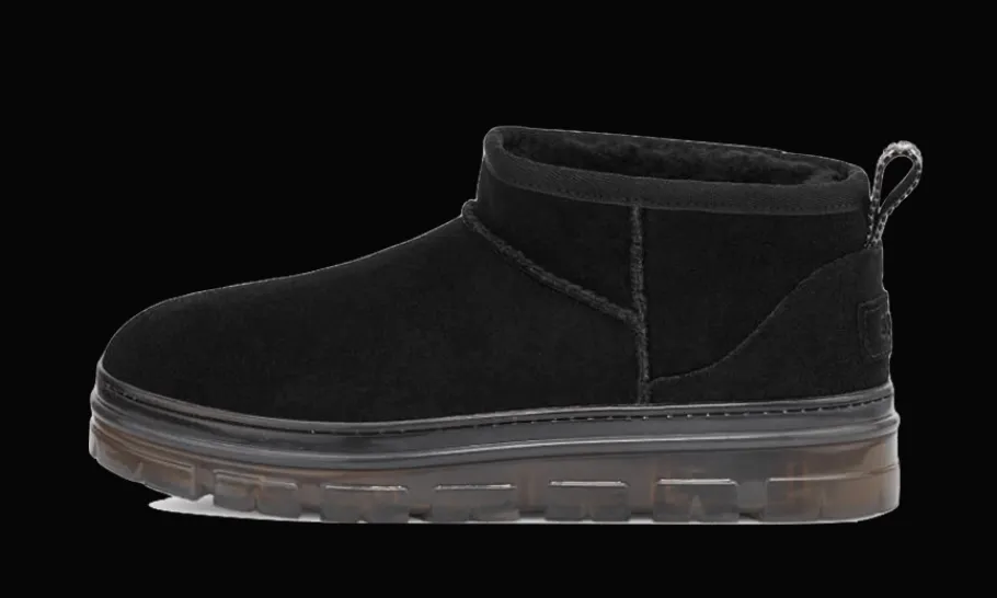 Classic Ultra Mini Clear Black<UGG Outlet
