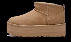 Classic Ultra Mini Platform Boot Mustard Seed<UGG Outlet