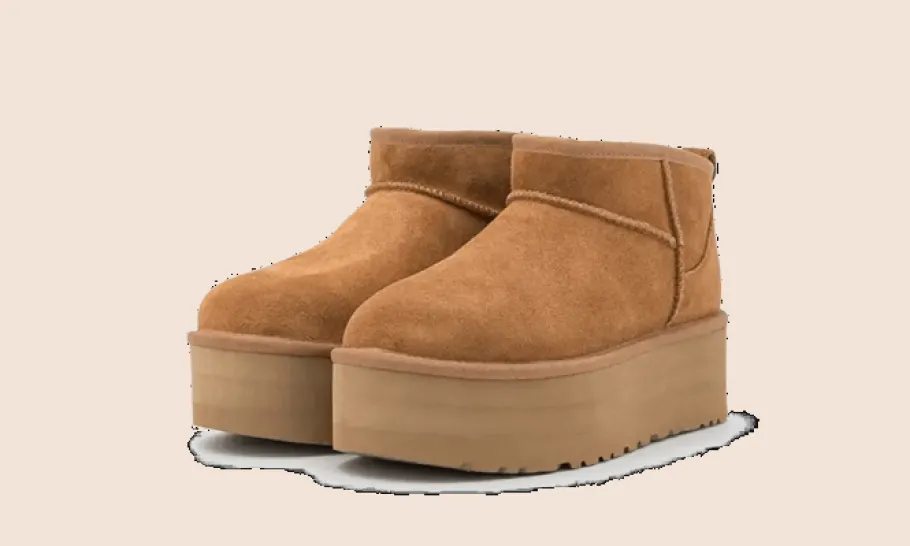 Classic Ultra Mini Platform Chestnut<UGG Hot