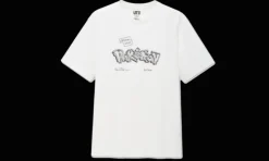 Daniel Arsham Crystal Logo Tee White<Uniqlo Discount