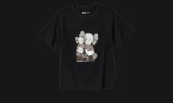 T-Shirt KAWS Black Graphic<Uniqlo Sale