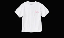 T-Shirt KAWS Pink Graphic (Asian Sizing)<Uniqlo Online